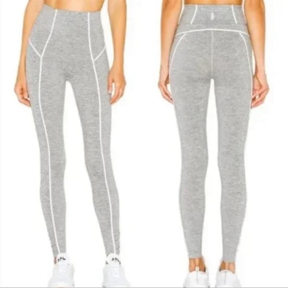 Free People You're A Peach Legging Heather Grey Sz M - Picture 16 of 16